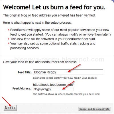 cara daftar feedburner dengan mudah
