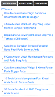 feedburner recent posts