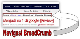 Navigasi Breadcrumb Navigasi Breadcrumb
