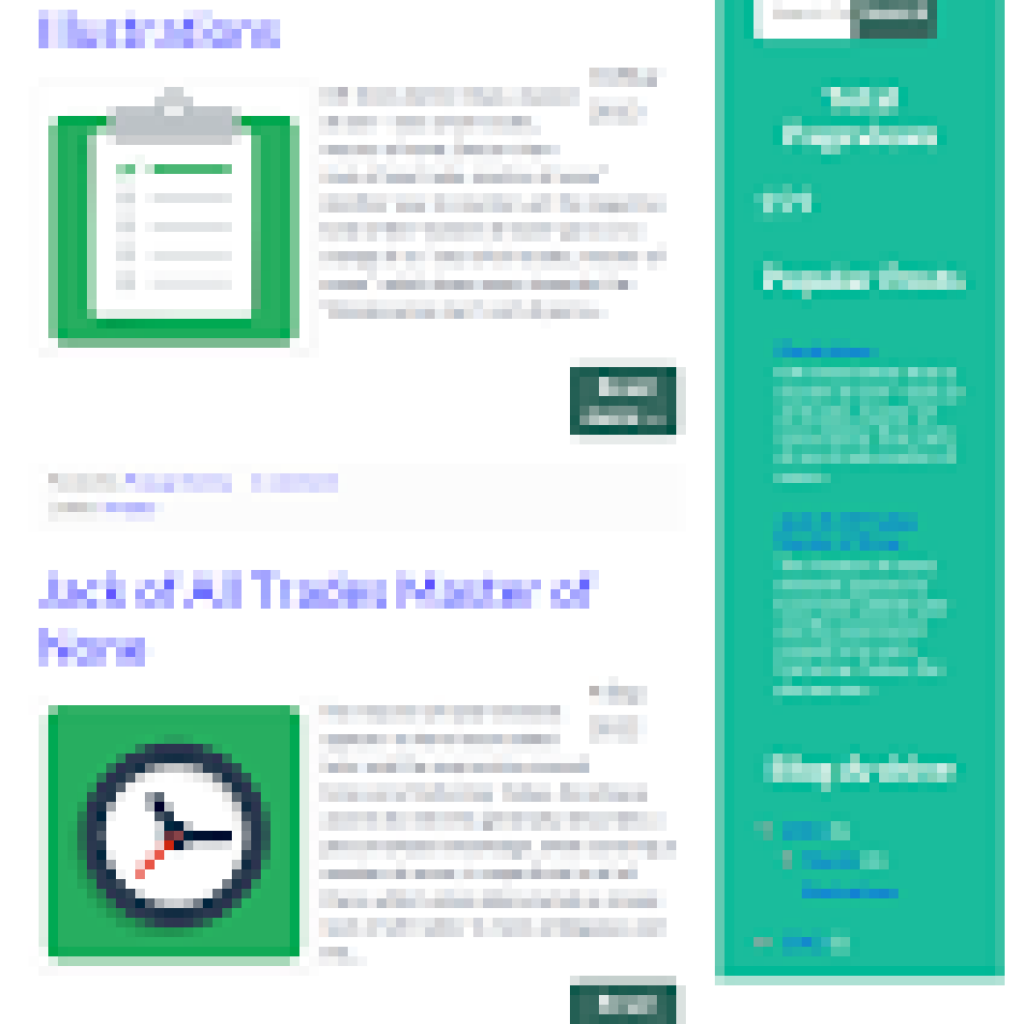 Responsif Blogger Template Tablet